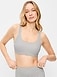 Ribbed Scoop-Neck Swim Top