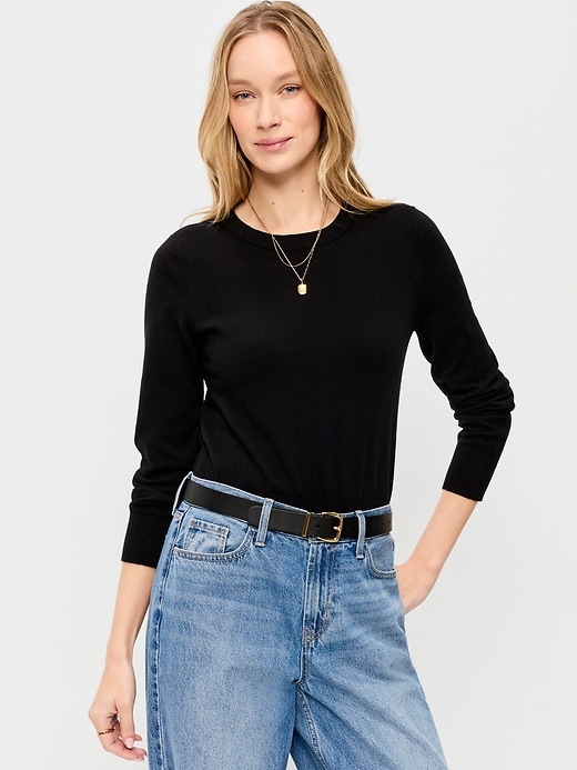 Image number 1 showing, SoSoft Lite Crew-Neck Sweater