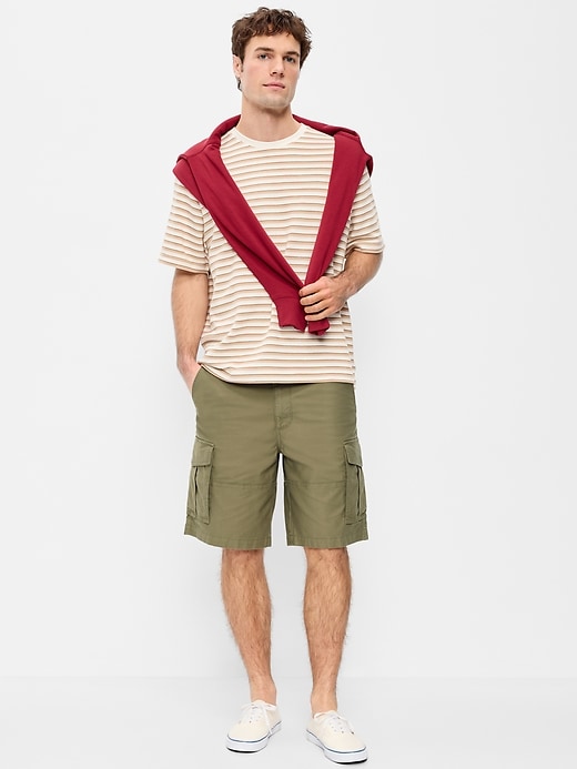 Image number 1 showing, 90's Loose Lived-In Cargo Shorts -- 10-inch inseam