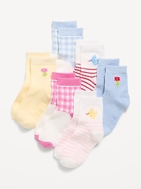 Image number 1 showing, Crew Socks 6-Pack for Toddler & Baby