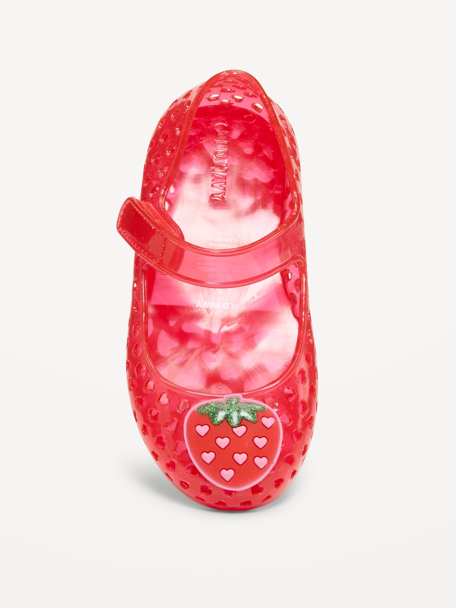 Jelly Mary-Jane Flats for Toddler Girls