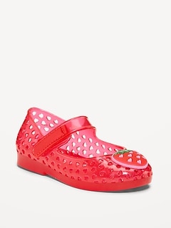 Jelly Mary-Jane Flats for Toddler Girls
