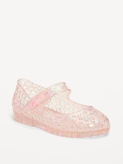 Jelly Mary-Jane Flats for Toddler Girls