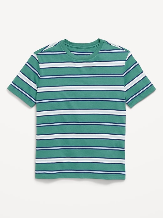 Image number 1 showing, Short-Sleeve Striped T-Shirt for Boys