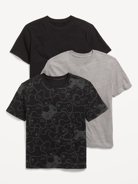 Softest Short-Sleeve T-Shirt 3-Pack for Boys