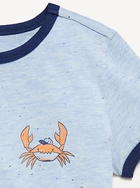 Image number 2 showing, Short-Sleeve Ringer Graphic T-Shirt for Toddler Boys