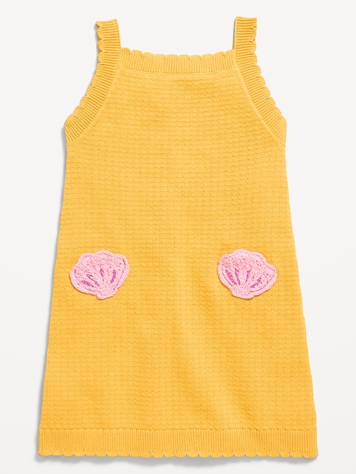 Image number 1 showing, Sleeveless Sweater-Knit Embroidered Dress for Toddler Girls