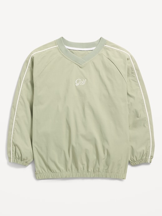 Image number 1 showing, Oversized V-Neck Performance Pullover for Boys