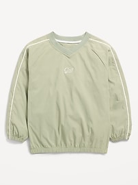 Image number 1 showing, Oversized V-Neck Performance Pullover for Boys