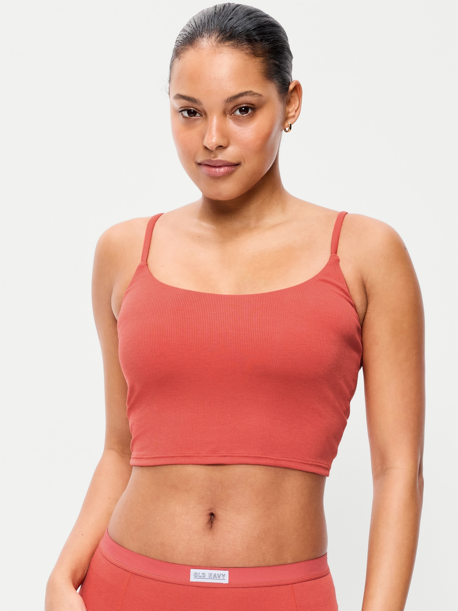 Rib-Knit Brami Top
