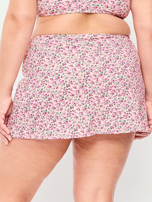 Image number 8 showing, High-Waisted Textured Swim Skirt