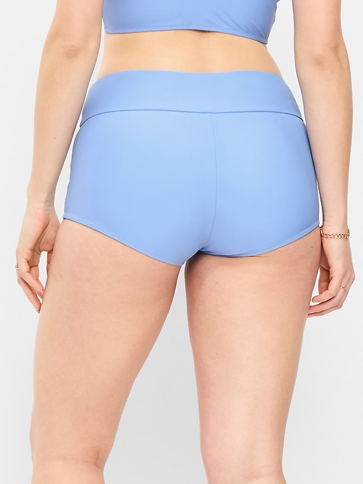 Image number 6 showing, High-Waisted Retro Swim Bottoms