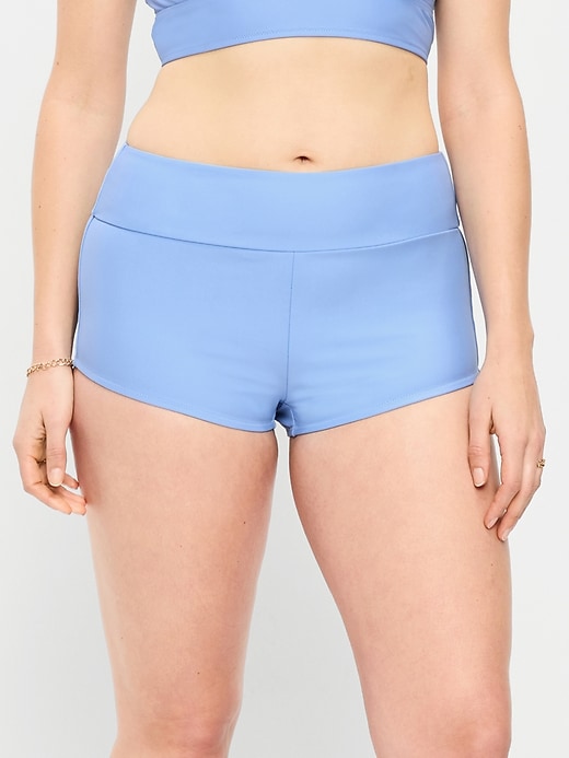 Image number 5 showing, High-Waisted Retro Swim Bottoms
