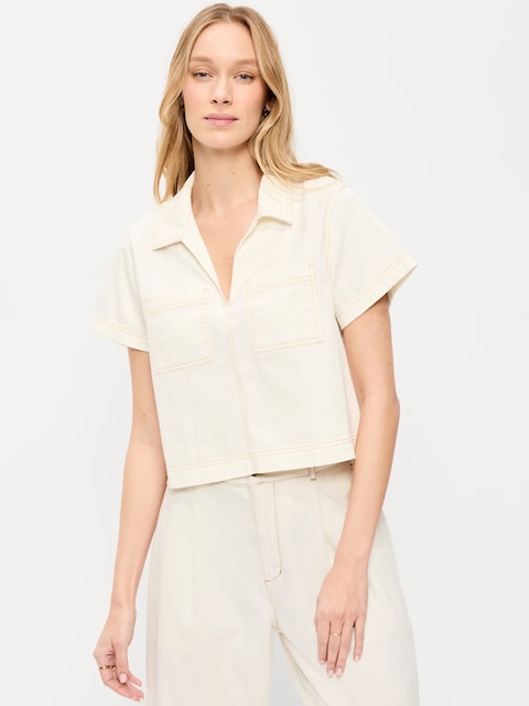 Double-Pocket Popover Top