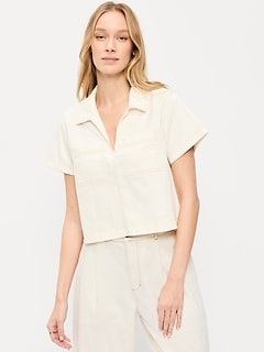 Double-Pocket Popover Top