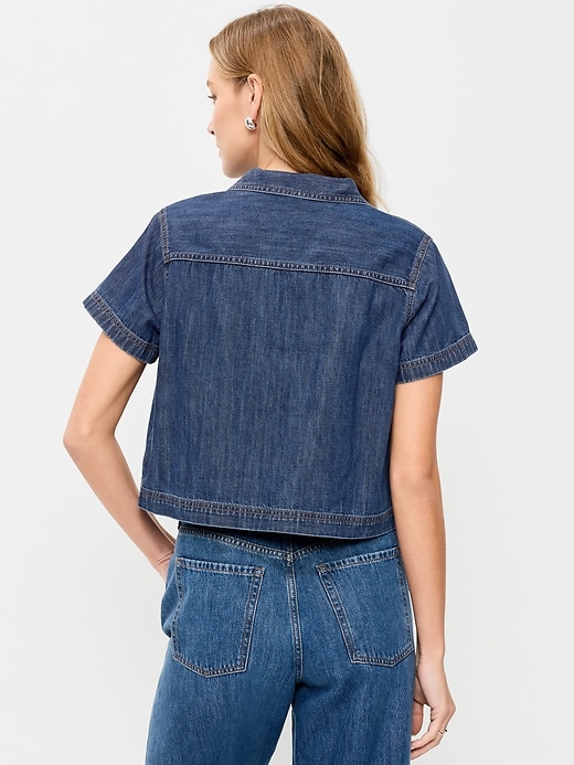 Image number 2 showing, Double-Pocket Popover Top