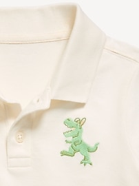Image number 2 showing, Printed Short-Sleeve Pique Polo Shirt for Toddler Boys