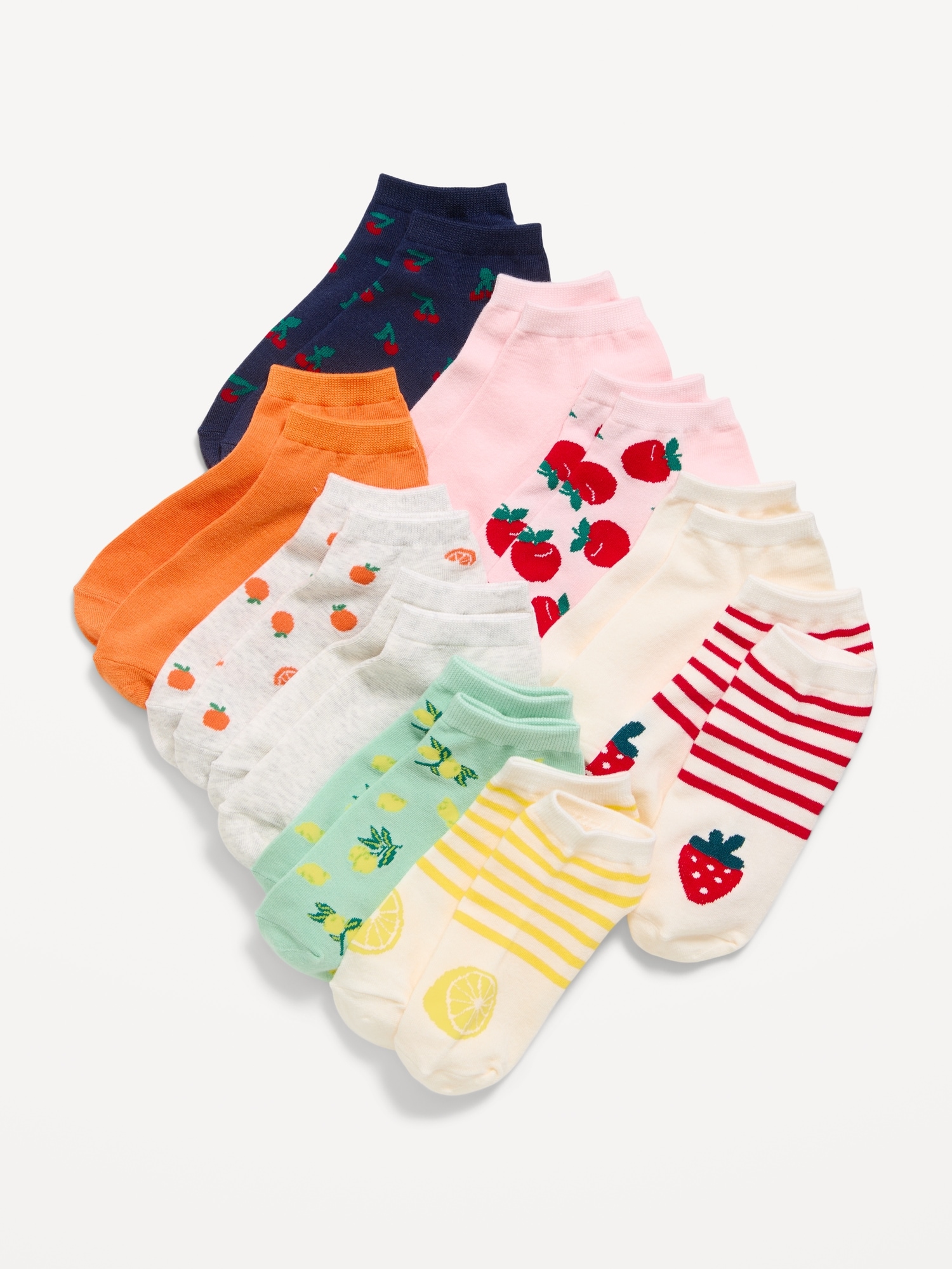 Ankle Socks 10-Pack for Girls