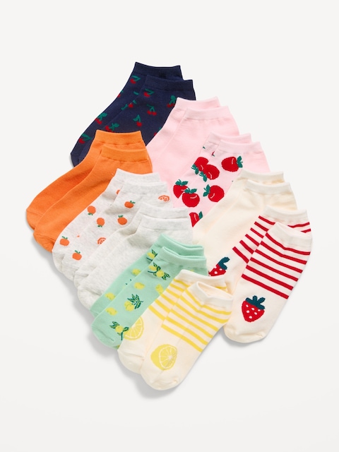 Ankle Socks 10-Pack for Girls