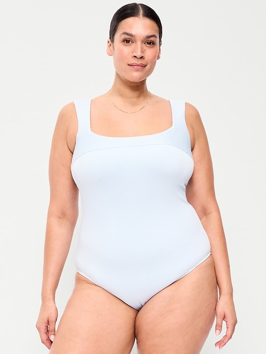 Image number 5 showing, Ribbed One-Piece Swimsuit