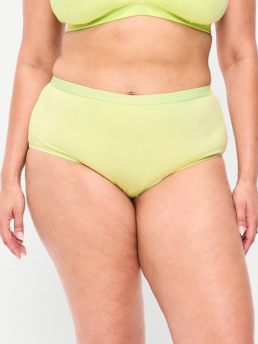Image number 4 showing, High-Waisted Everyday Brief Cotton Underwear