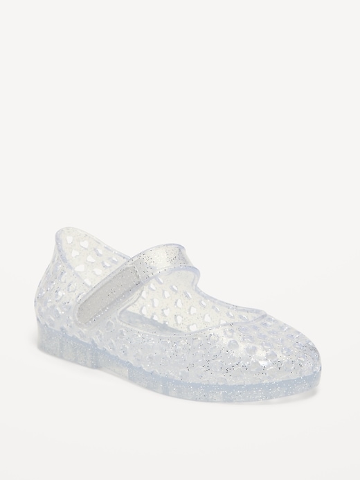 Image number 1 showing, Jelly Mary-Jane Flats for Toddler Girls