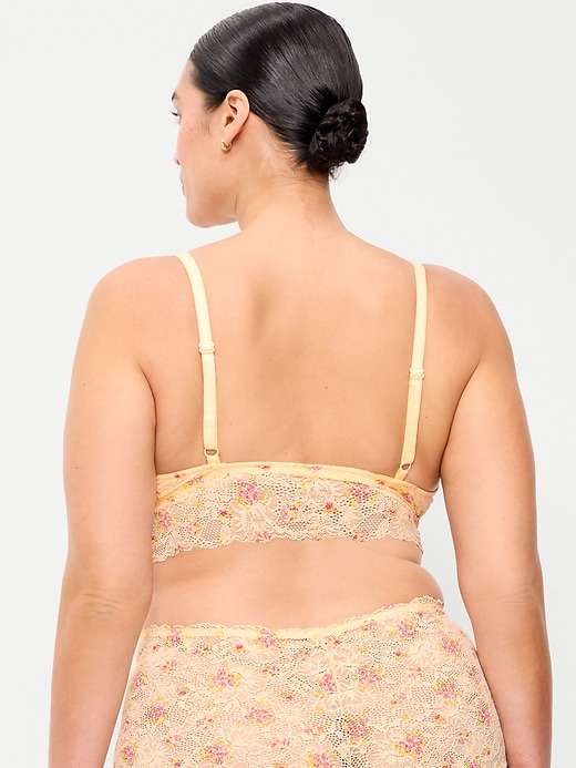Image number 6 showing, Lace Longline Bralette