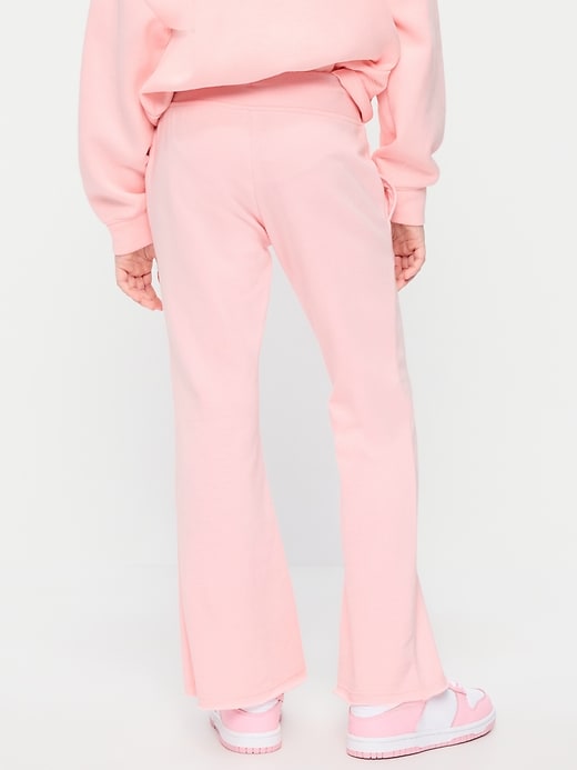 Image number 2 showing, Slim French-Terry Flare-Leg Sweatpants for Girls