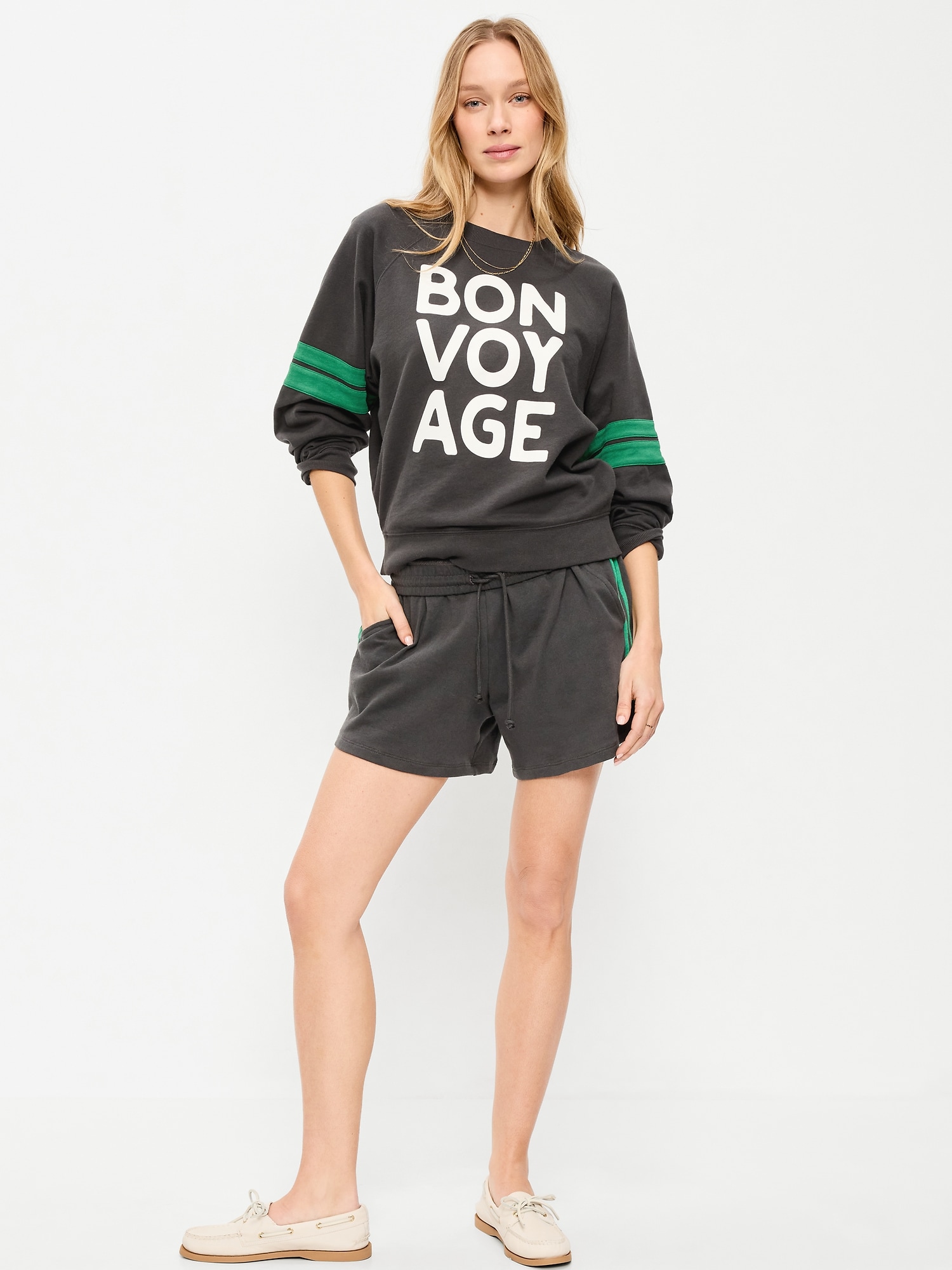 High-Waisted Pull-On Shorts - 5-inch inseam