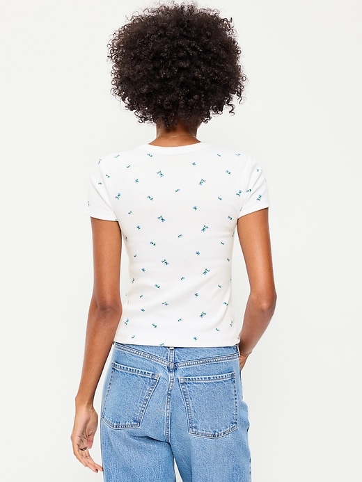 Image number 2 showing, Snug Crop T-Shirt