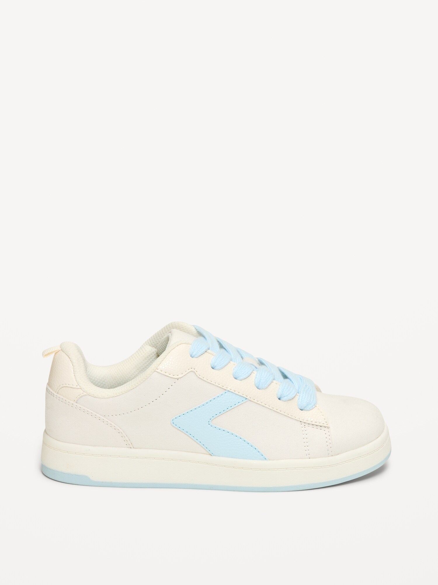 Кроссовки Old Navy Faux-Suede Lace-Up Sneakers для девочек, цвет: Creme — фото 3