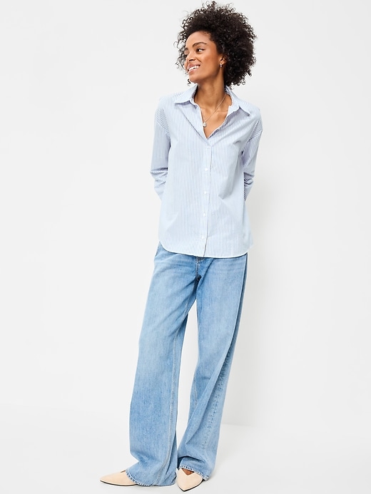 Image number 3 showing, Tie-Back Button-Down Shirt