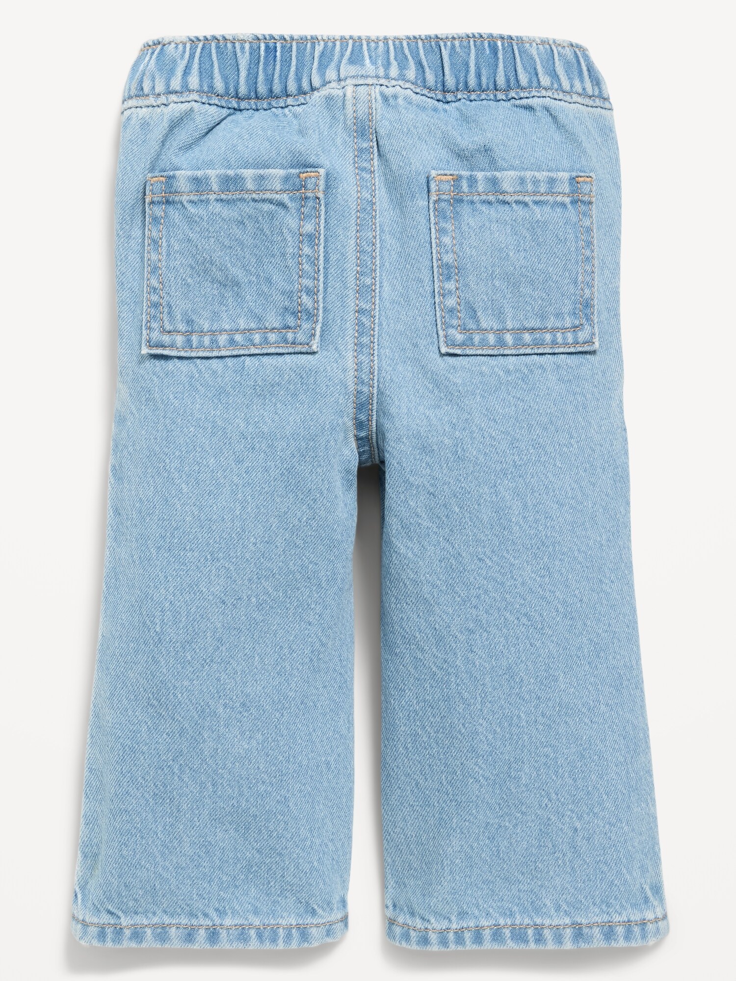 Джинсы Old Navy Pull-On Baggy Utility Jeans для малышей, цвет: Светлая варка — фото 2