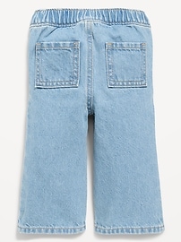 Image number 2 showing, Pull-On Baggy Utility Jeans for Baby