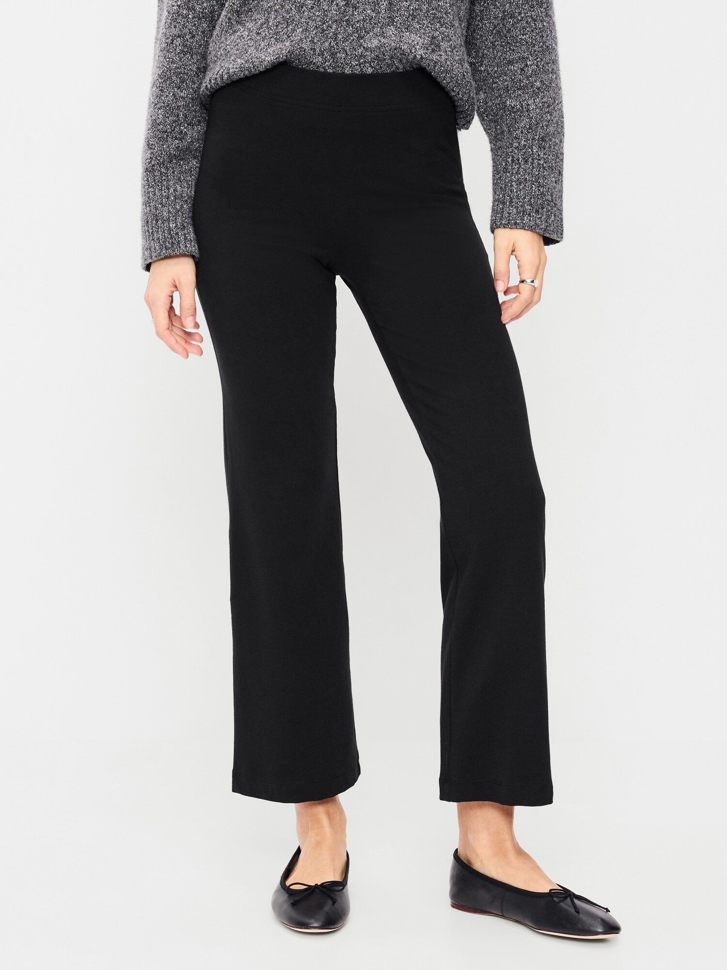 Женские леггинсы Old Navy High-Waisted Fashion Kick Flare, цвет: Чёрный — фото 2