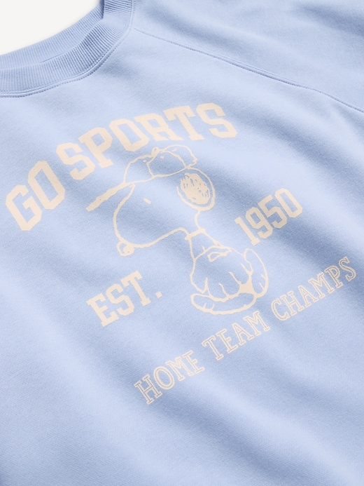 Image number 5 showing, Peanuts™ Oversized Raglan T-Shirt