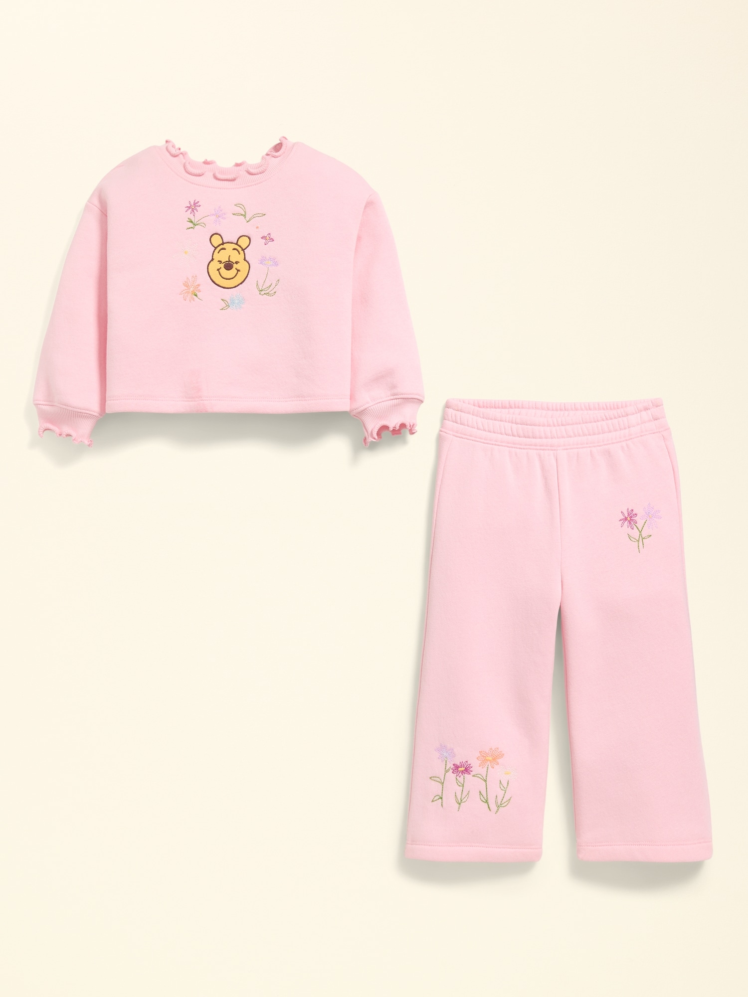 Old Navy x Disney Winnie the Pooh Sweatshirt and Sweatpants Set for Toddler Girls