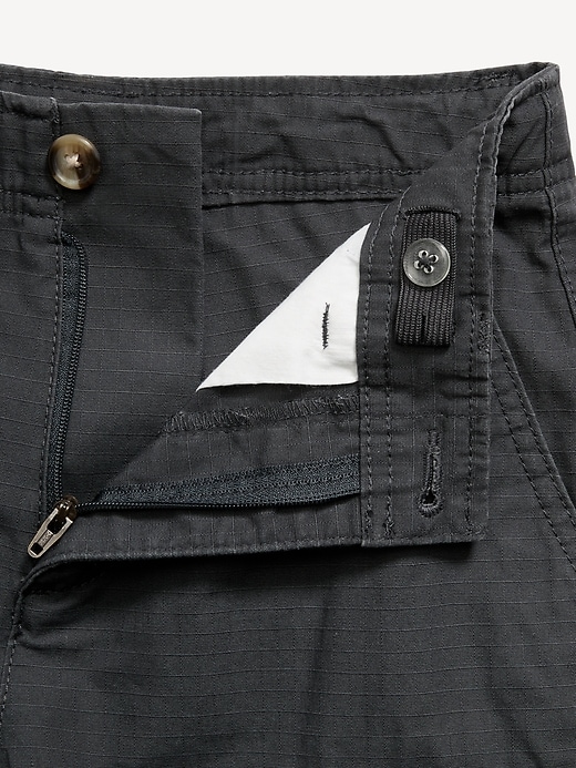 Image number 5 showing, Knee Length Baggy Ripstop Cargo Shorts for Boys