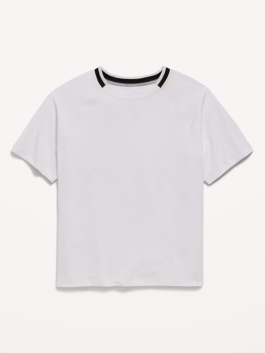 Image number 2 showing, Short-Sleeve Textured Mesh Performance T-Shirt for Boys