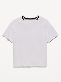 Image number 2 showing, Short-Sleeve Textured Mesh Performance T-Shirt for Boys
