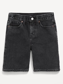 Image number 4 showing, Knee Length Baggy Jean Shorts for Boys