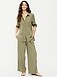 High-Waisted Linen-Blend Wide-Leg Pants - image 5