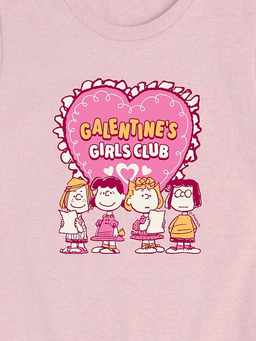 Image number 2 showing, Peanuts Galentines Girls Club Short Sleeve Graphic T-Shirt For Toddler