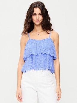 Tiered Lace Ruffle Top - image 3