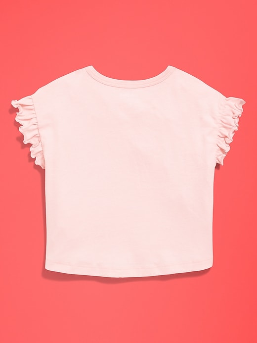 Image number 3 showing, Old Navy x Disney Minnie Mouse Ruffle-Sleeve T-Shirt for Toddler Girls