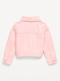 Image number 3 showing, Cropped Twill Jacket for Toddler Girls