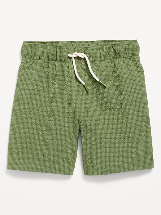 Image number 1 showing, Textured Swim Trunks for Toddler Boys