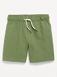 Image number 1 showing, Textured Swim Trunks for Toddler Boys