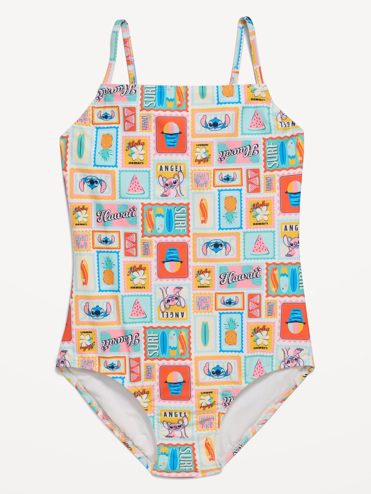 Disney© Stitch Back Cutout One-Piece Swimsuit for Girls