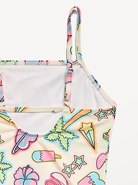 Image number 2 showing, Disney© Stitch Back Cutout One-Piece Swimsuit for Girls